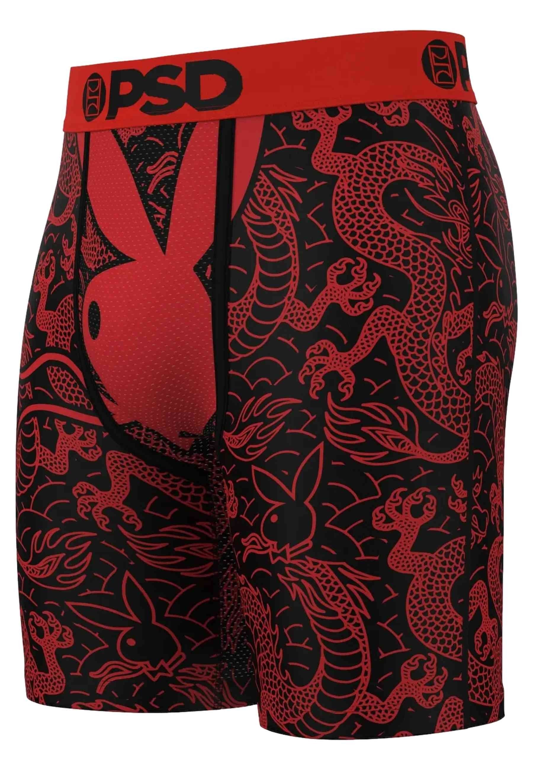 BOXER PSD ROJO PLAYBOY DRAGON CORE FIT LENGHT