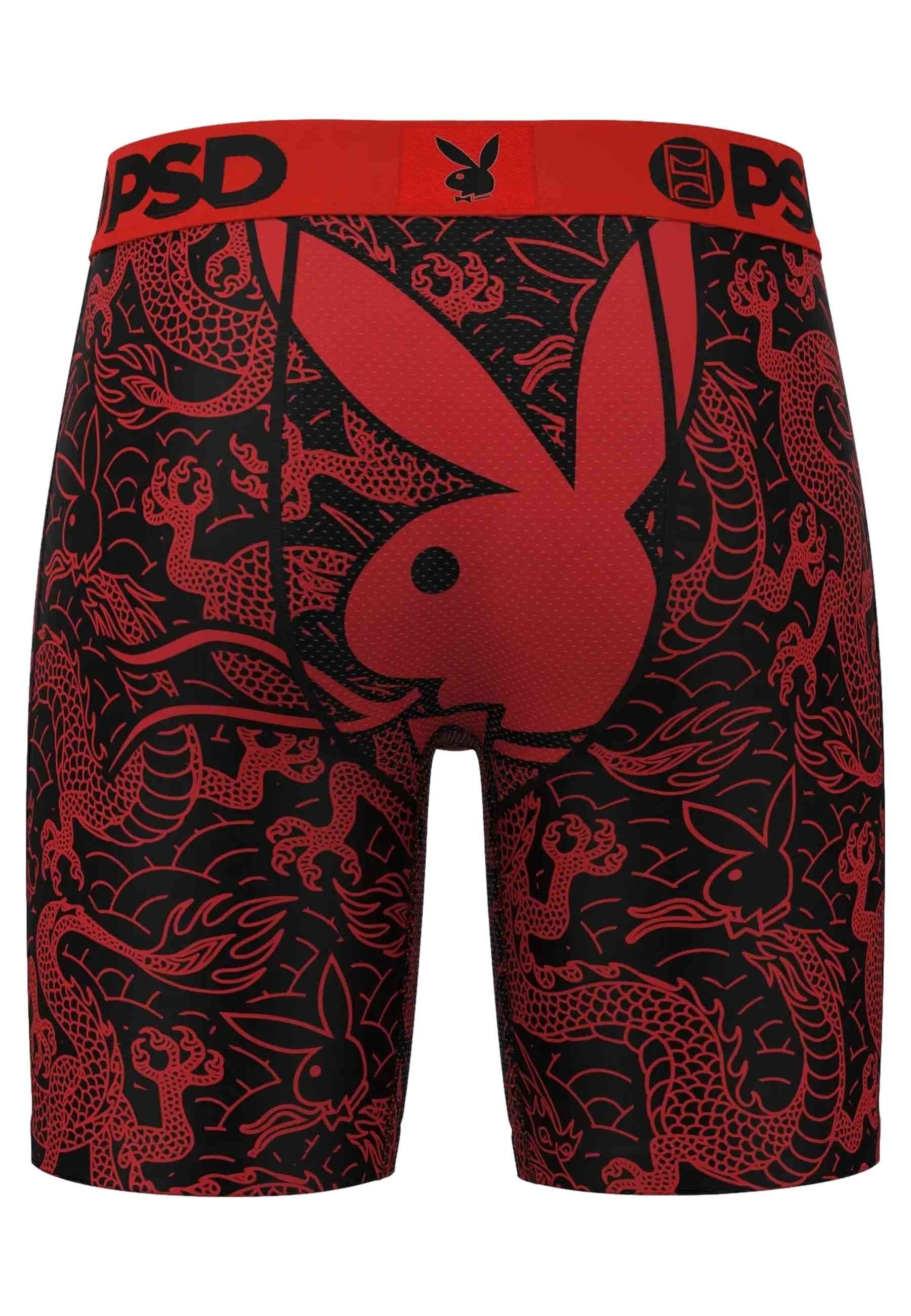 BOXER PSD ROJO PLAYBOY DRAGON CORE FIT LENGHT