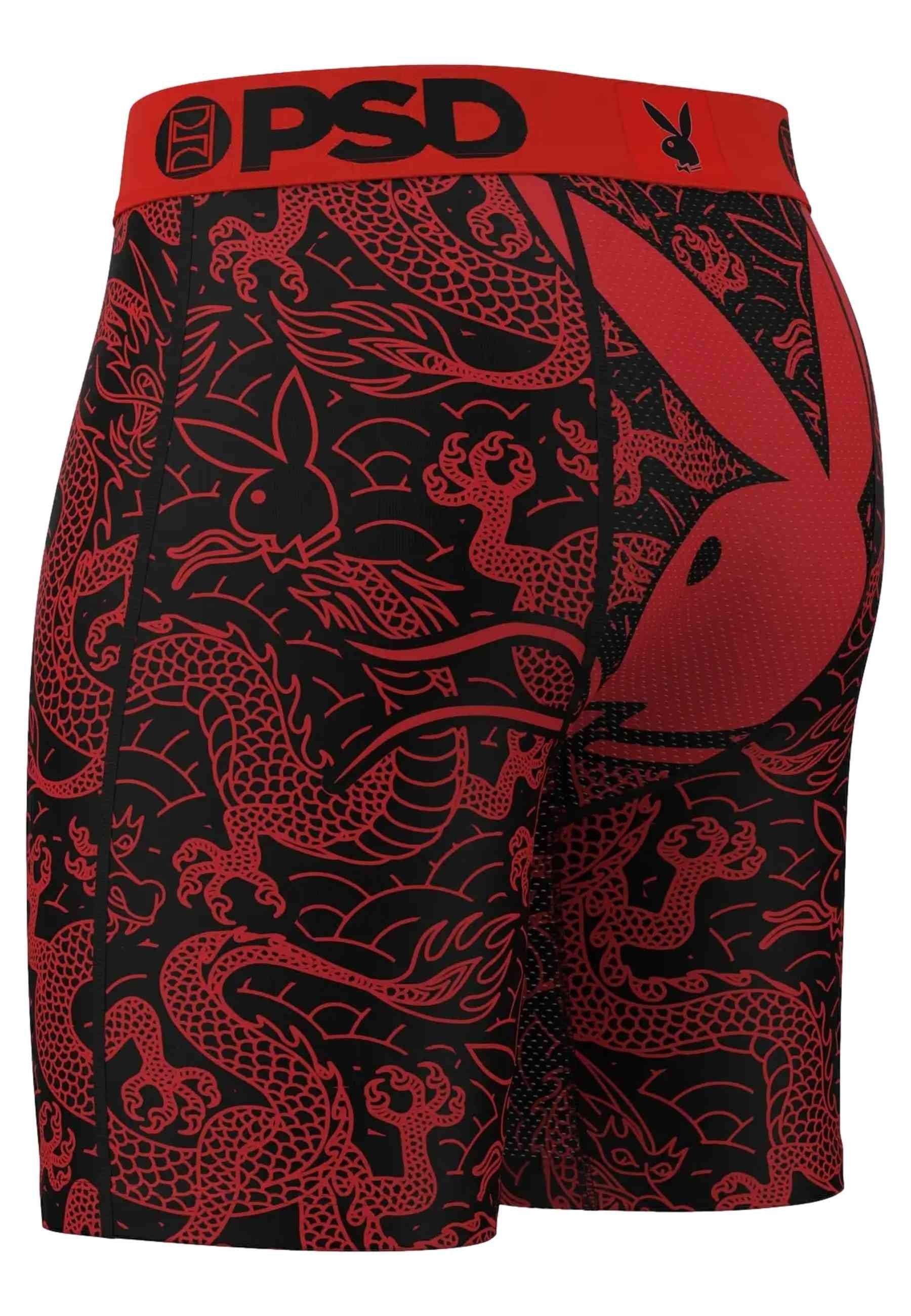 BOXER PSD ROJO PLAYBOY DRAGON CORE FIT LENGHT