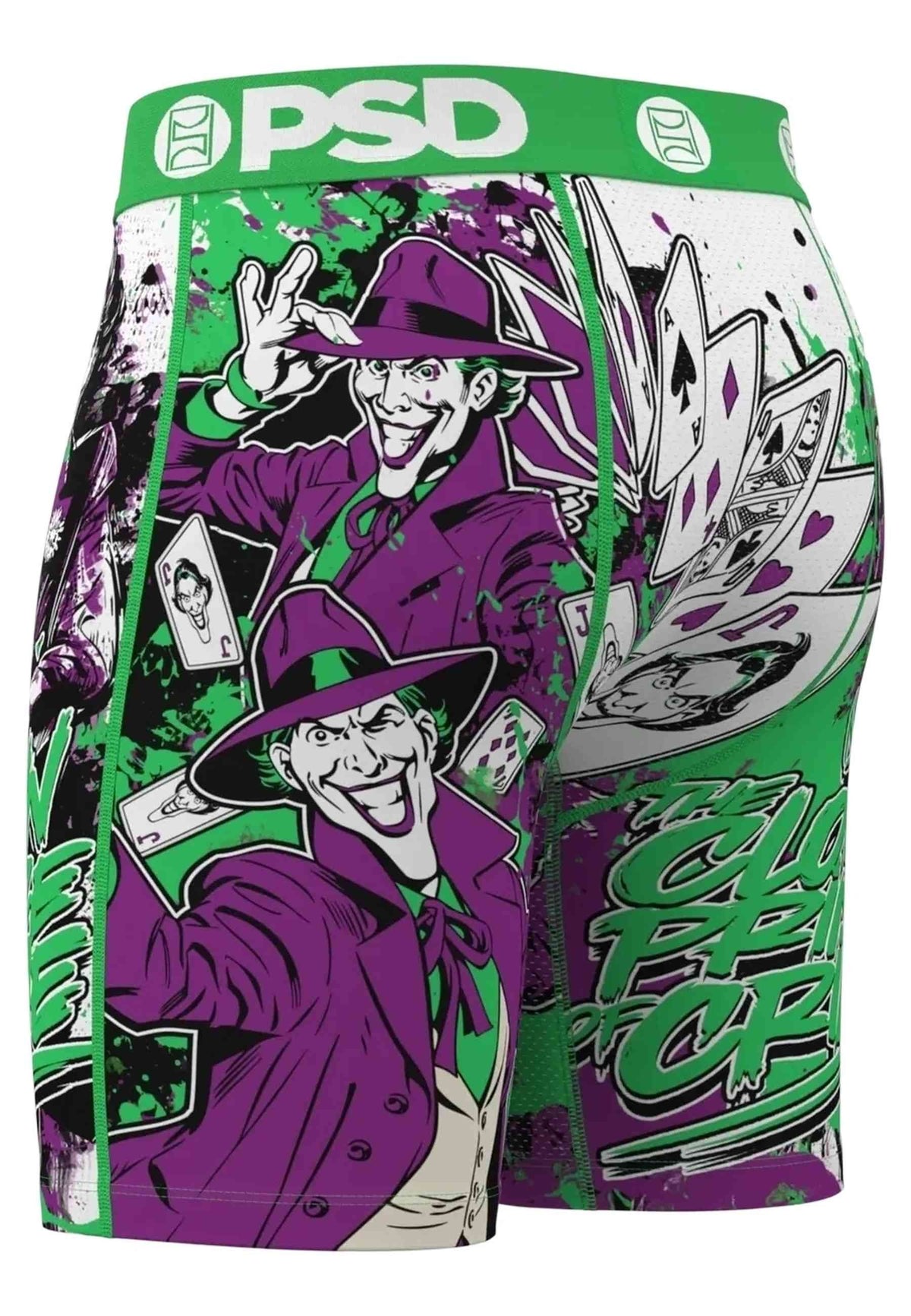 BOXER PSD VERDE JOKER THE CLOWN PRINCE STANDARD LENGTH TRUNK