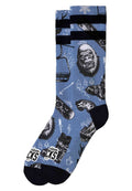 CALCETINES AMERICAN SOCKS AZULES POWDER SIGNATURE MID HIGH