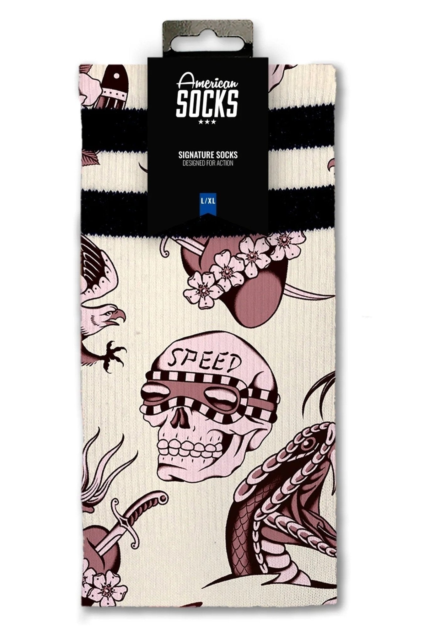 CALCETINES AMERICAN SOCKS BEIGE NITRO FURY MID HIGH - AREA ZERO