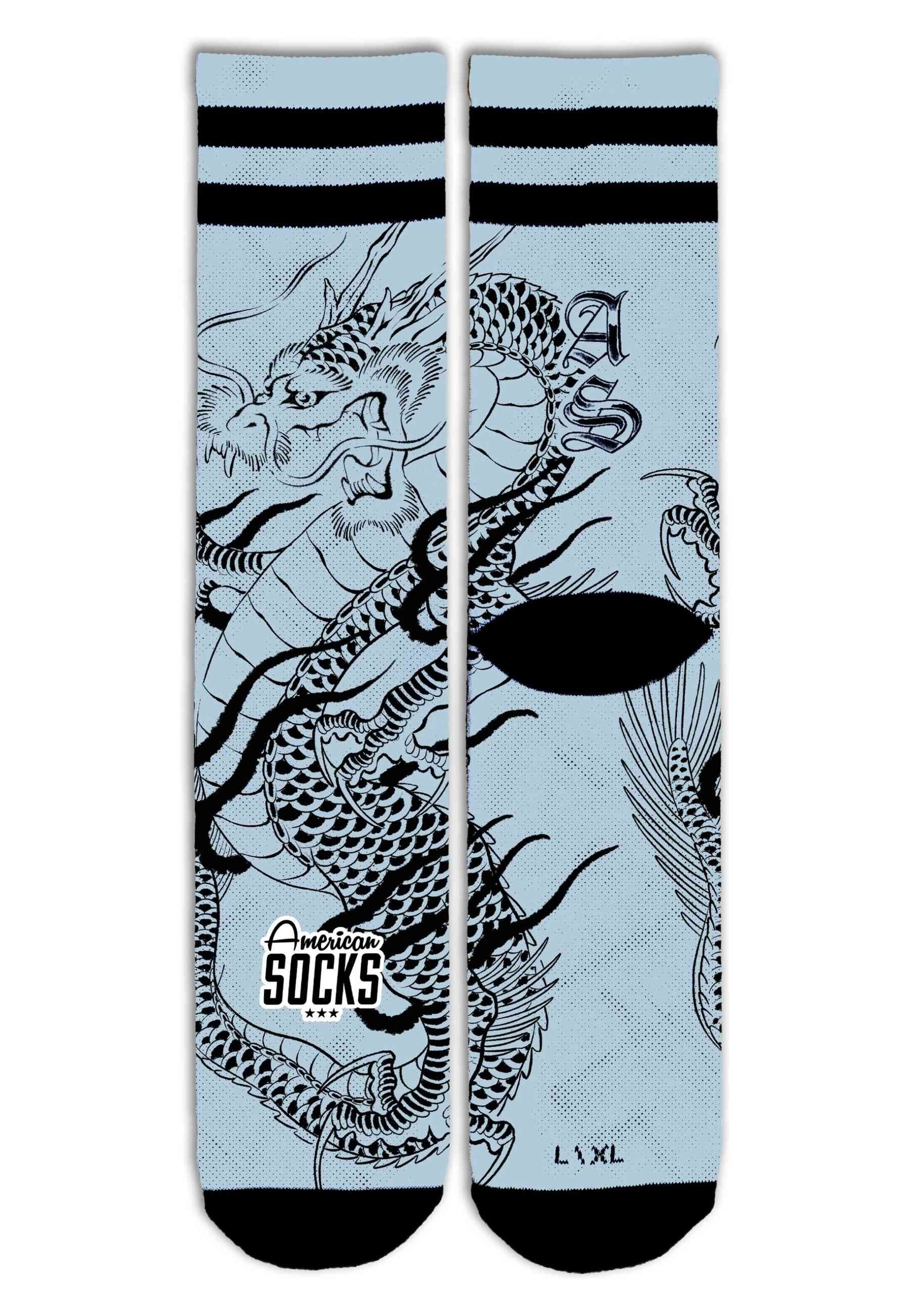 CALCETINES AMERICAN SOCKS CELESTES RYUJIN SIGNATURE MID HIGH