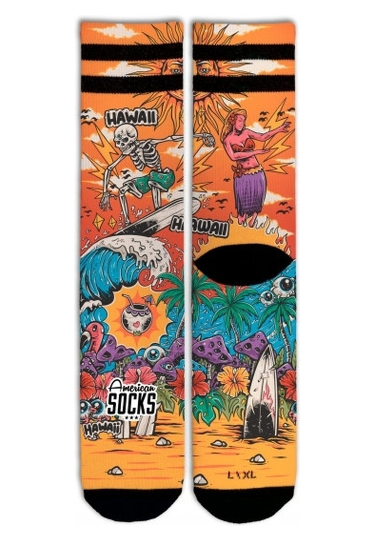CALCETINES AMERICAN SOCKS HAWAII MID HIGH - AREA ZERO