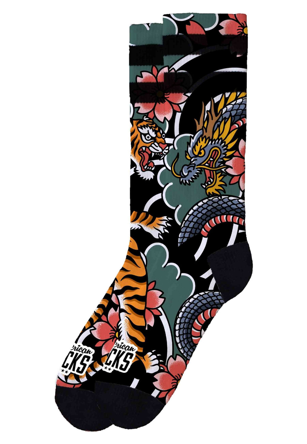 CALCETINES AMERICAN SOCKS NEGROS ETERNAL SIGNATURE MID HIGH