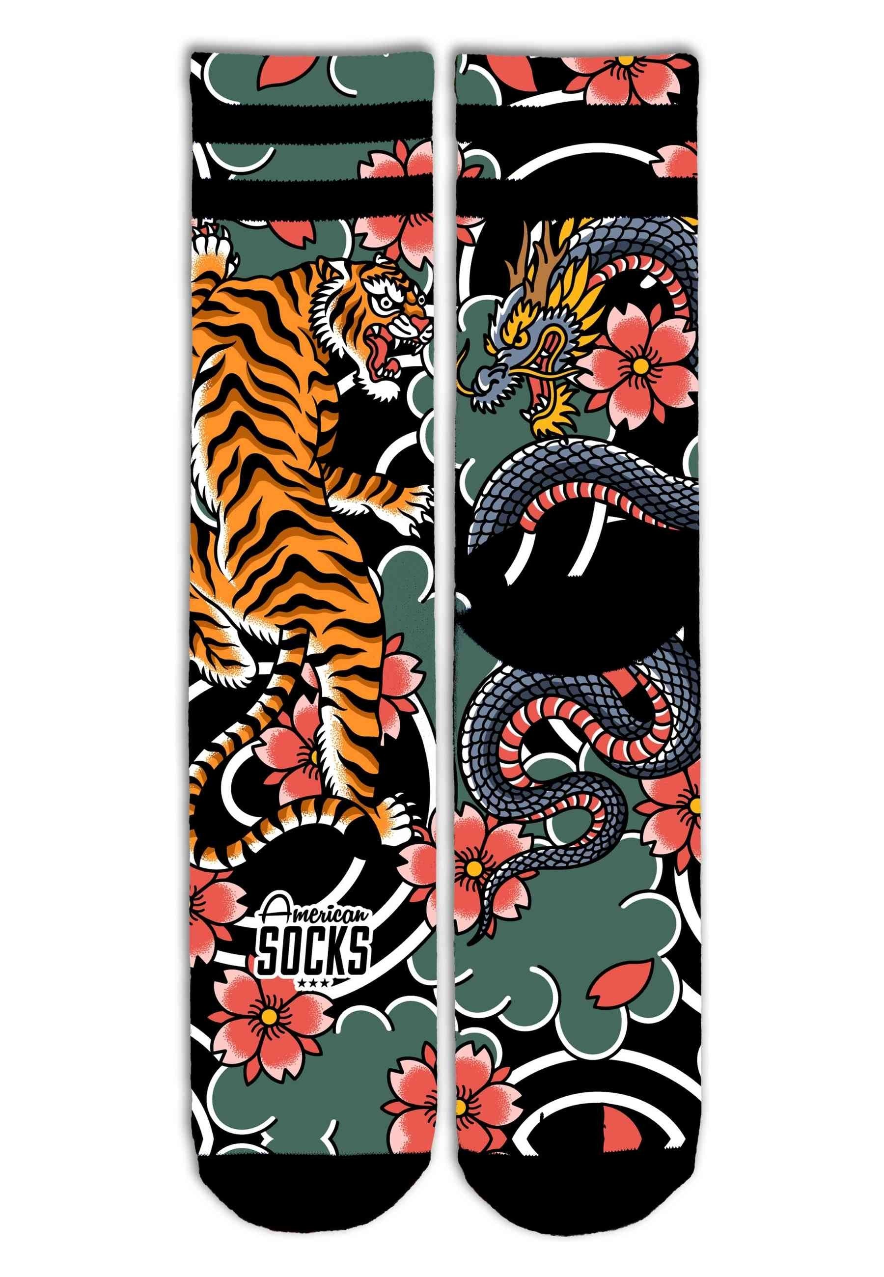 CALCETINES AMERICAN SOCKS NEGROS ETERNAL SIGNATURE MID HIGH