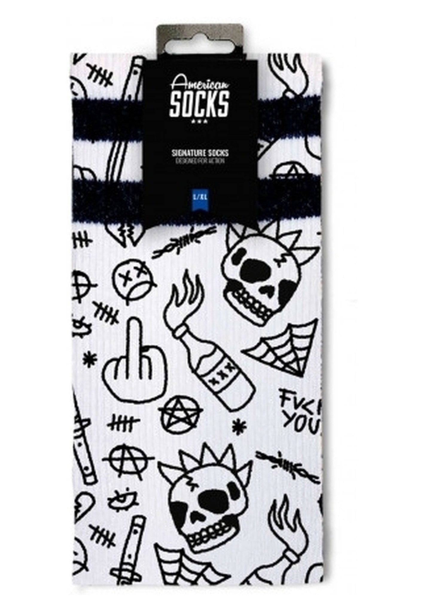 CALCETINES AMERICAN SOCKS NO DIRECTION MID HIGH - AREA ZERO