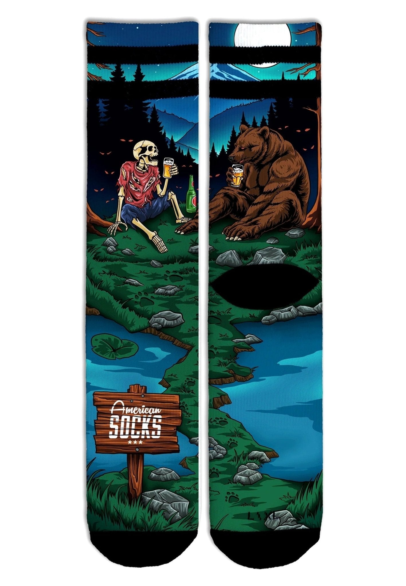 CALCETINES AMERICAN SOCKS RIVERBANK PALS MID HIGH - AREA ZERO