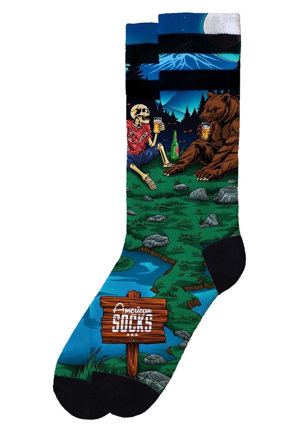 CALCETINES AMERICAN SOCKS RIVERBANK PALS MID HIGH - AREA ZERO