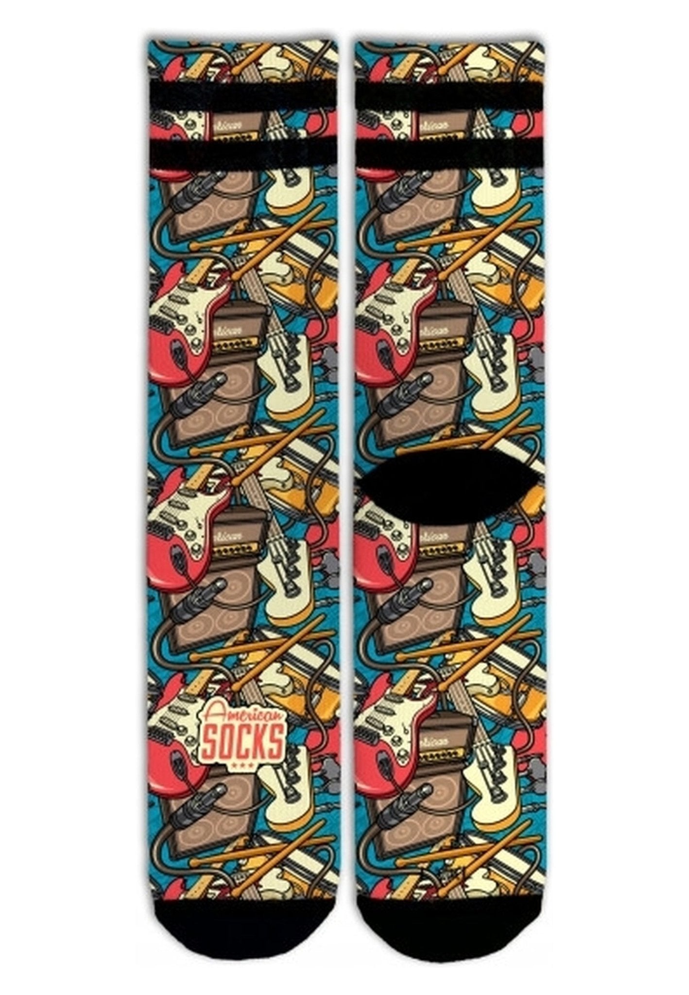 CALCETINES AMERICAN SOCKS ROCK BAND MID HIGH - AREA ZERO