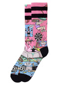CALCETINES AMERICAN SOCKS ROSAS AMERICAN PIE MID HIGH SIGNATURE SOCKS