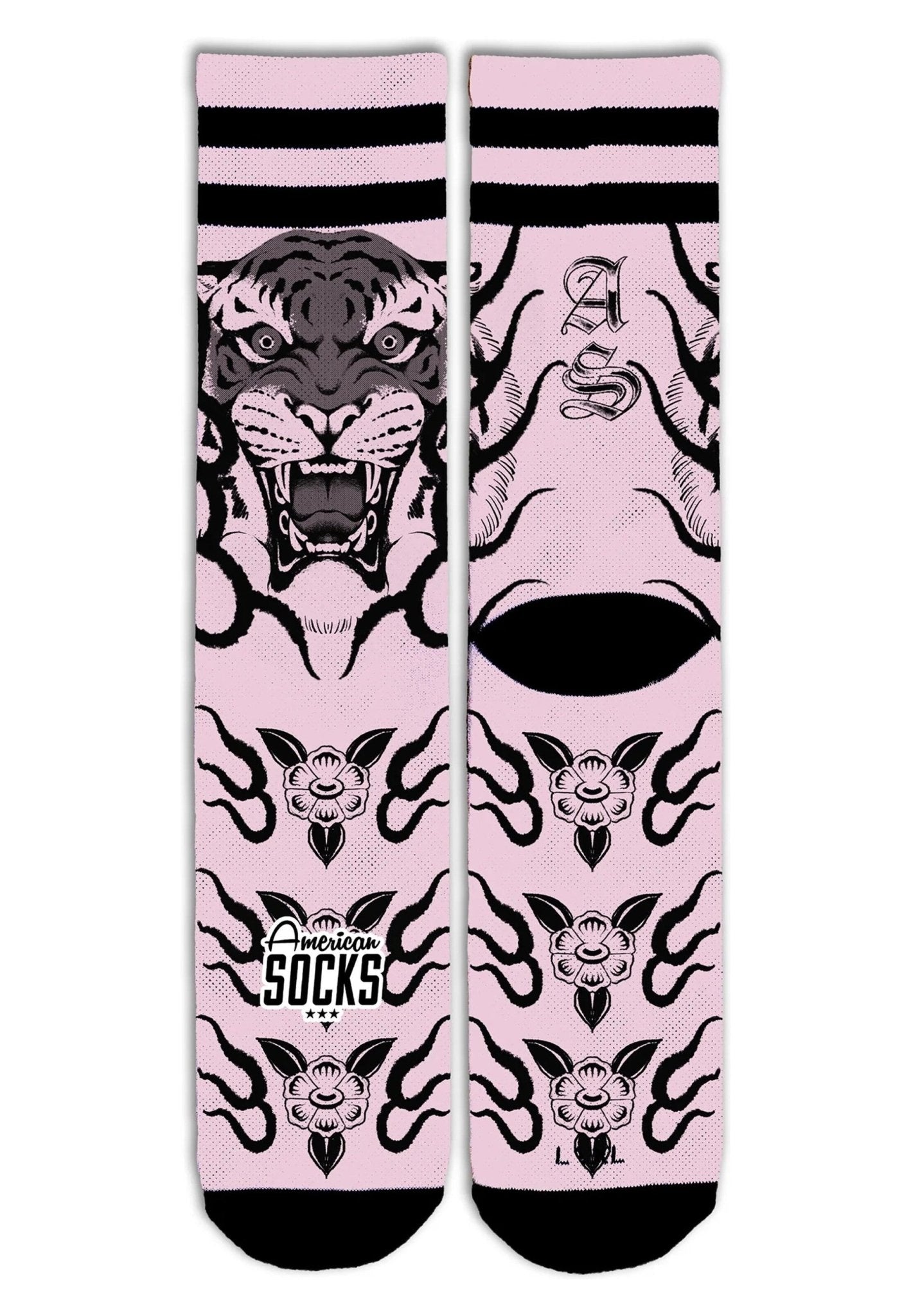 CALCETINES AMERICAN SOCKS ROSAS KHAN MID HIGH SIGNATURE SOCKS - AREA ZERO