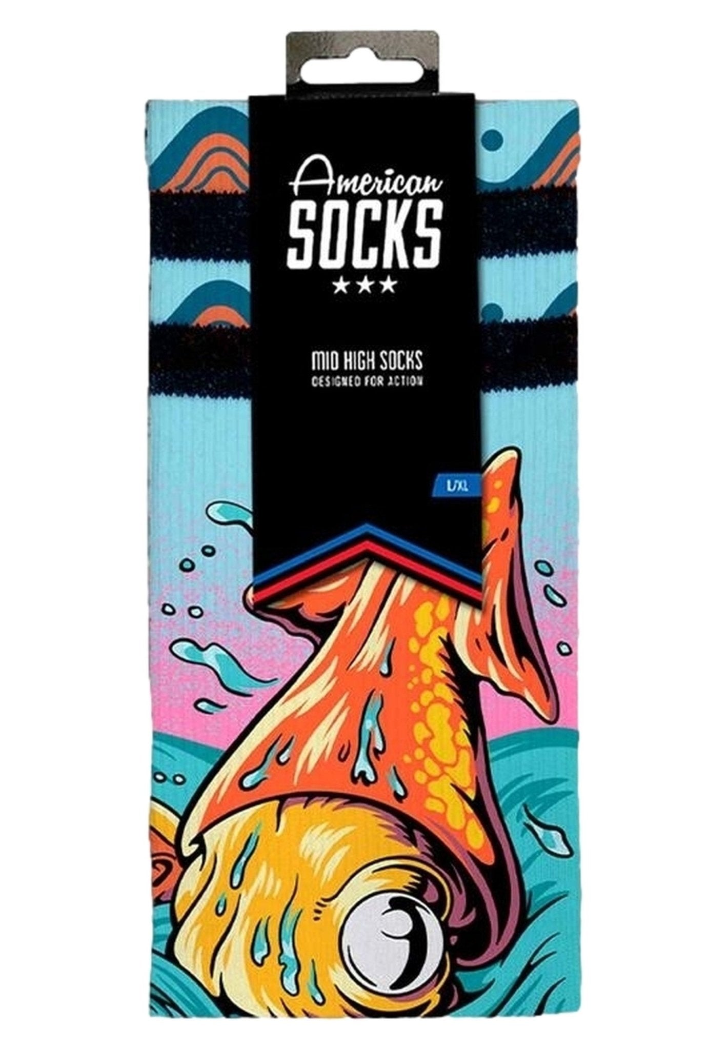 CALCETINES AMERICAN SOCKS SEA MONSTERS MID HIGH SOCKS - AREA ZERO
