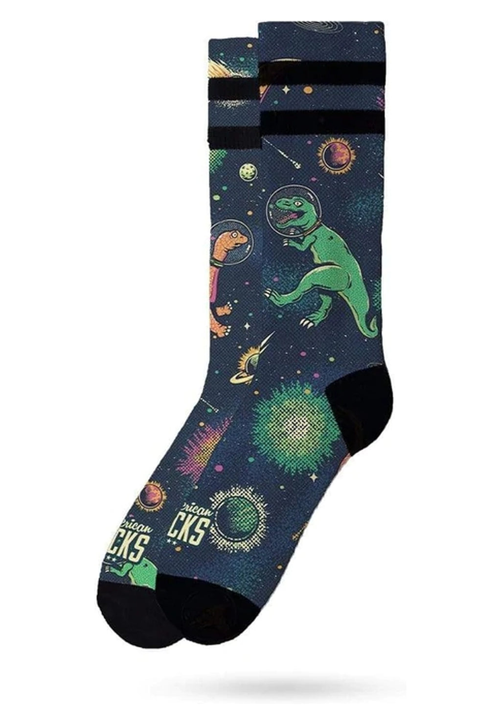 CALCETINES AMERICAN SOCKS SPACE DINO MID HIGH