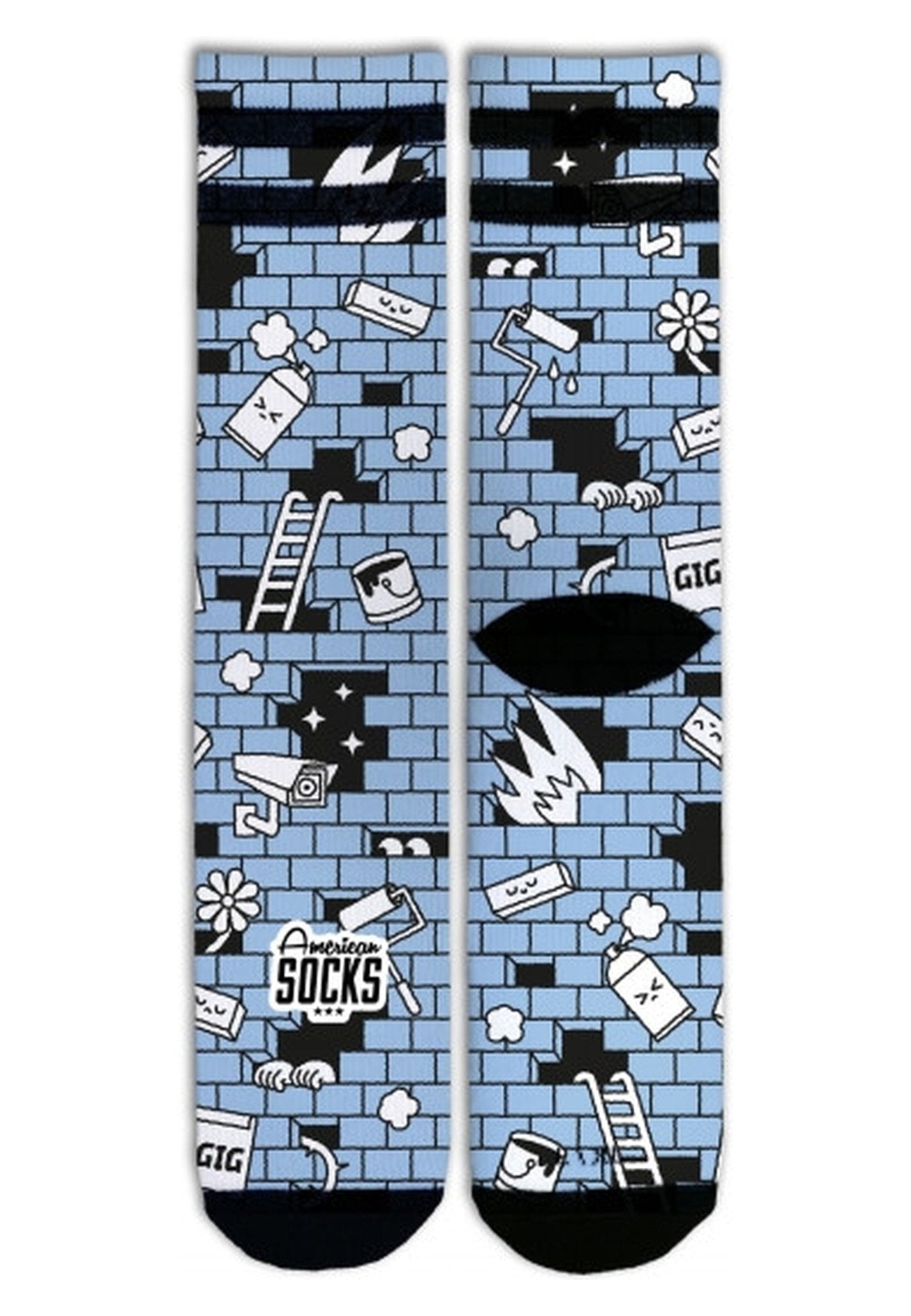 CALCETINES AMERICAN SOCKS THE WALL MID HIGH - AREA ZERO