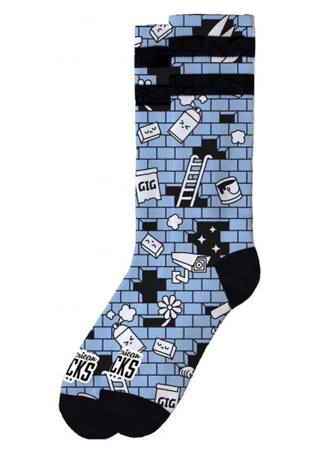CALCETINES AMERICAN SOCKS THE WALL MID HIGH - AREA ZERO