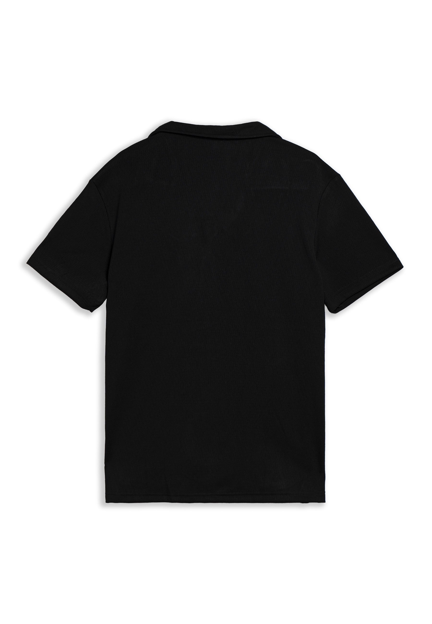 CAMISA AREA ZERO NEGRA STRIPPED SHIRT
