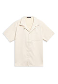 CAMISA OVER STREET BEIGE FRONT POCKET STRIPED SHIRT 2