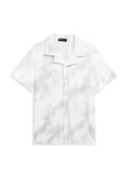CAMISA BLANCA BRAIDED TYE DYE SHIRT