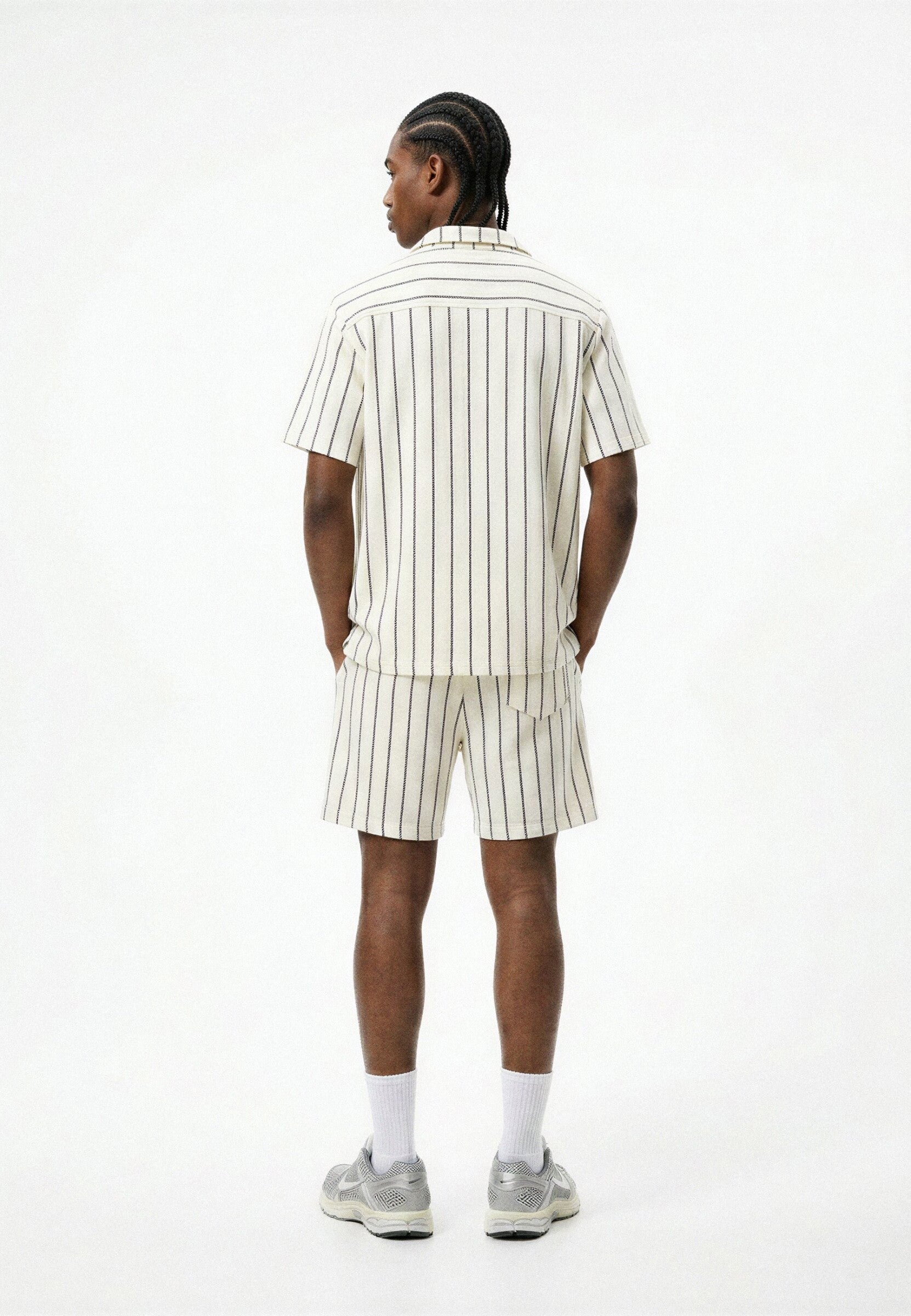 CAMISA CRUDA RAYAS BRAIDES STRIPPED SHIRT