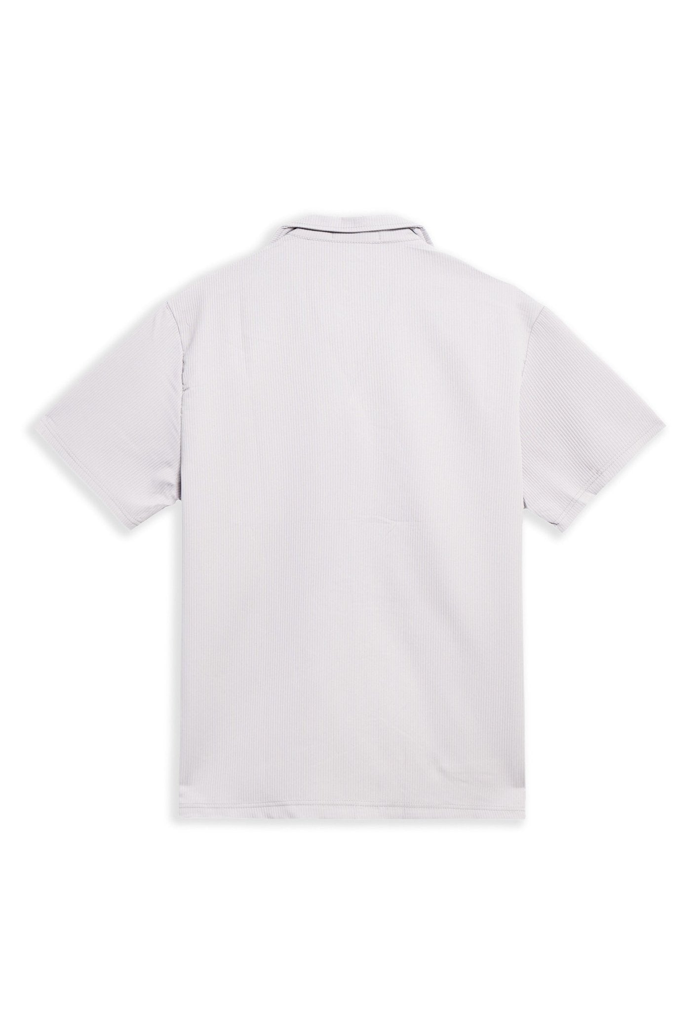 CAMISA GRIS FRONT POCKET STRIPPED SHIRT - AREA ZERO