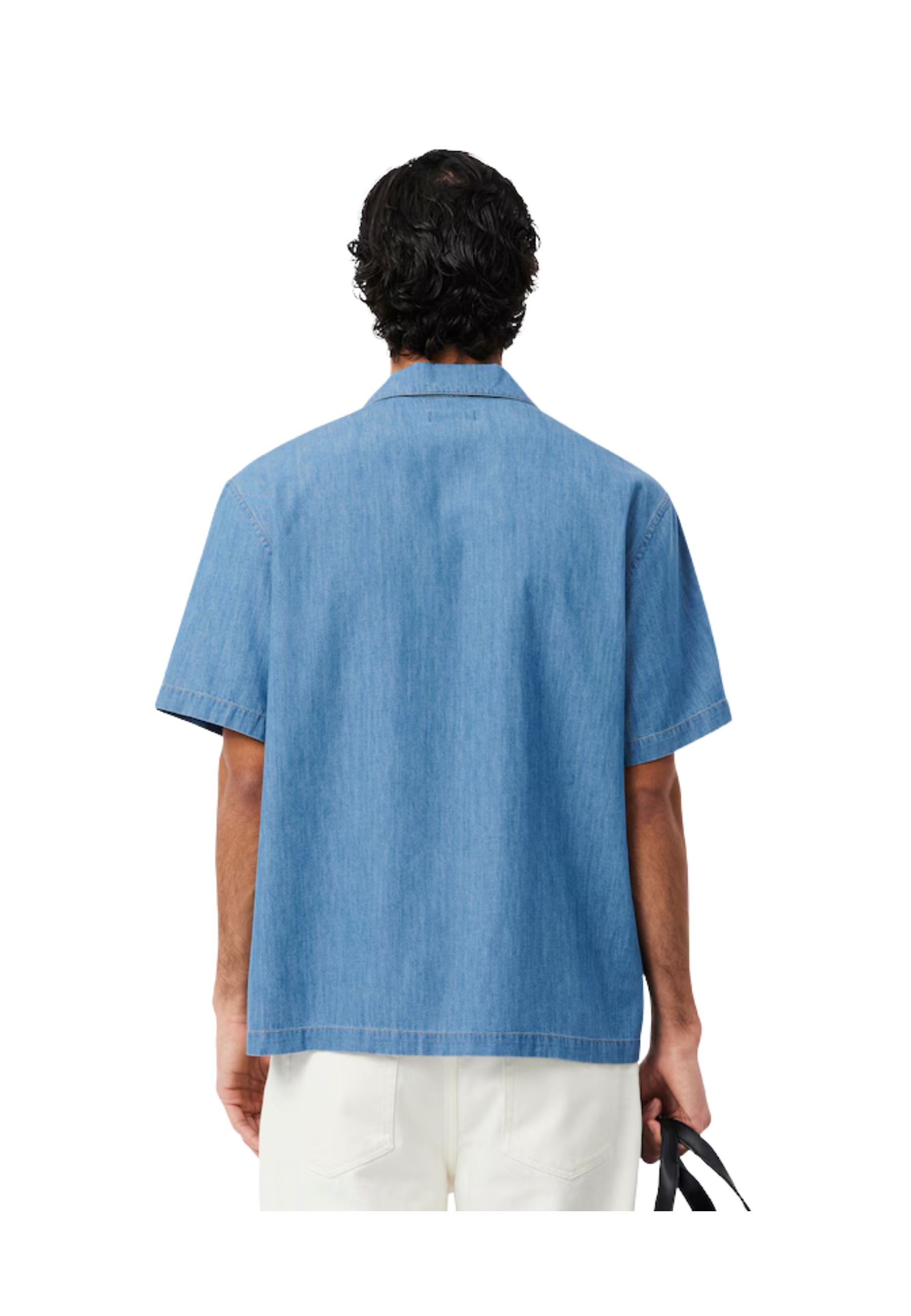 CAMISA LACOSTE STW GASTADA OPEN NECK RELAXEF FIT SHIRT