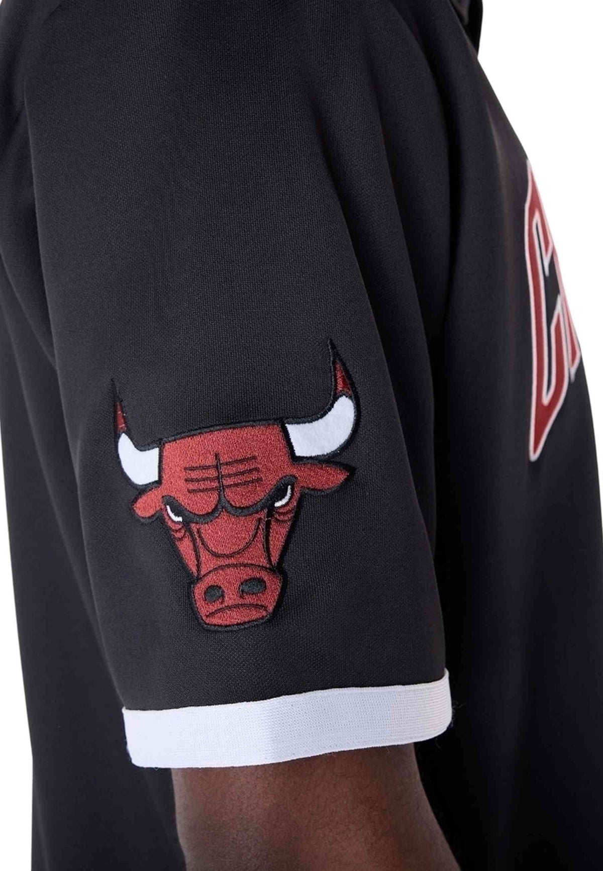 CAMISA NEW ERA NEGRA CHICAGO BULLS SNAP BUTTON SHIRT