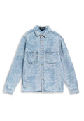 CAMISA VAQUERA BLEACH DENIM CAMO SHIRT