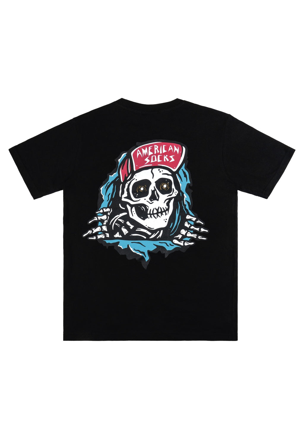 CAMISETA AMERICAN SOCKS NEGRA DOGTOWN TEE