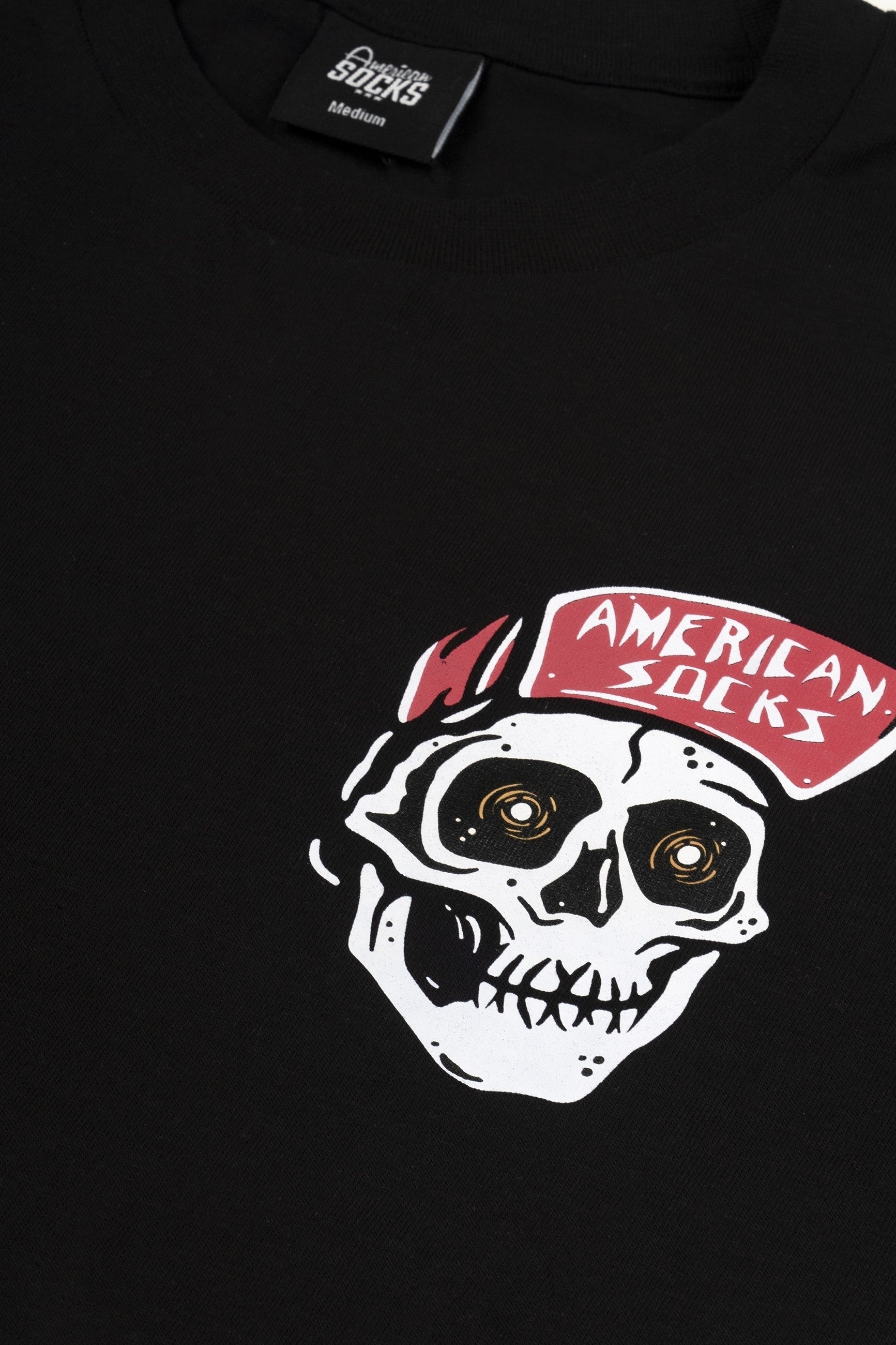 CAMISETA AMERICAN SOCKS NEGRA DOGTOWN TEE