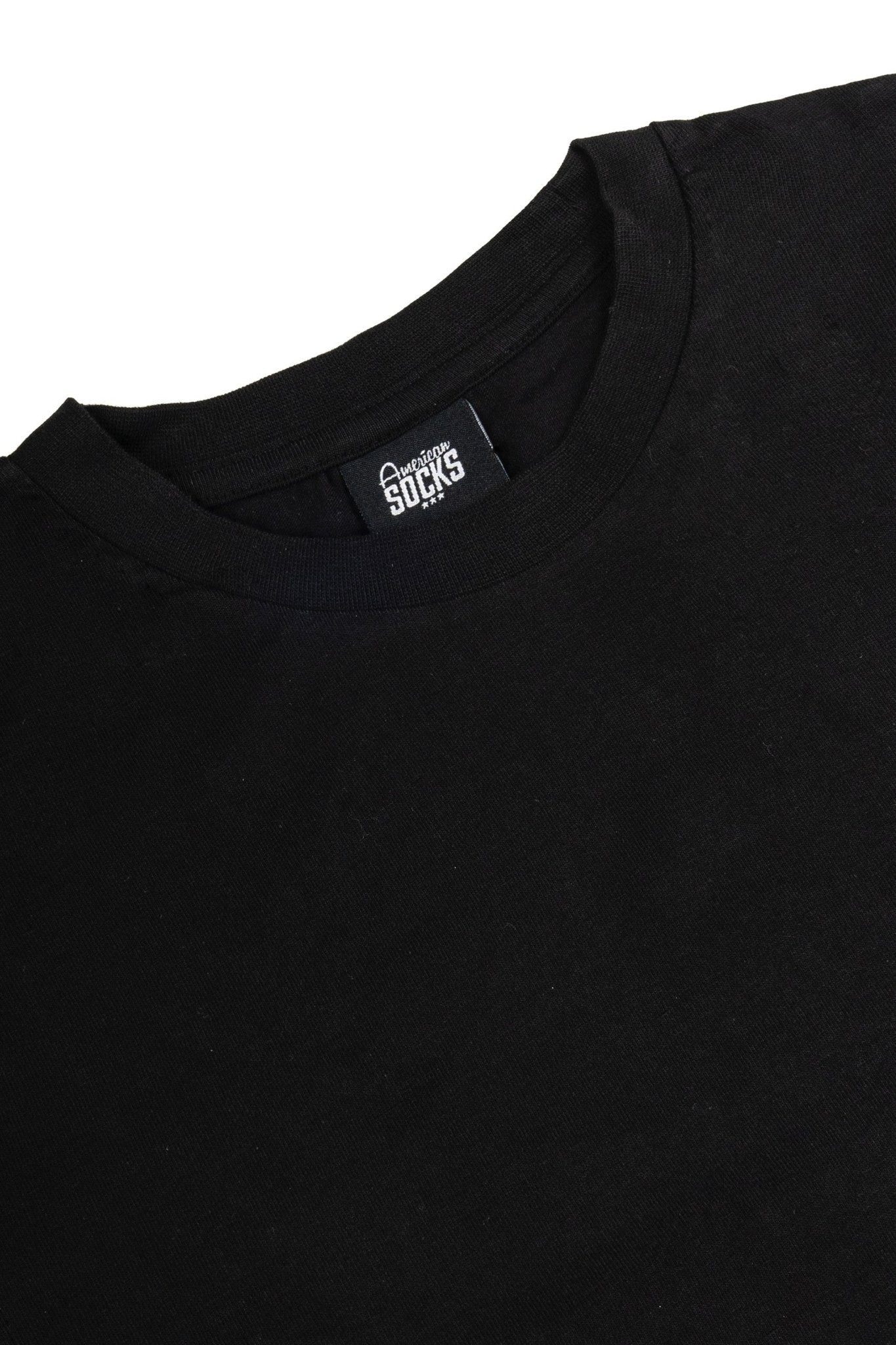 CAMISETA AMERICAN SOCKS NEGRA LOVE PIZZA OR DIE TEE - AREA ZERO