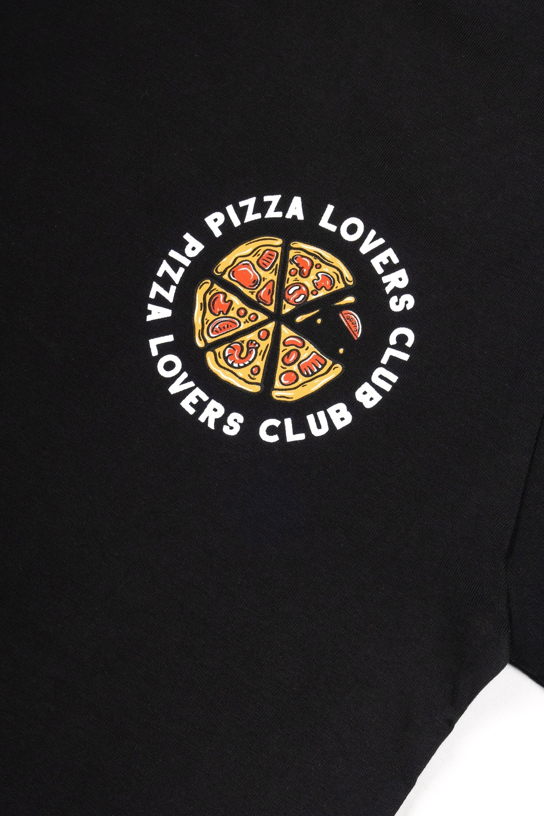 CAMISETA AMERICAN SOCKS NEGRA LOVE PIZZA OR DIE TEE