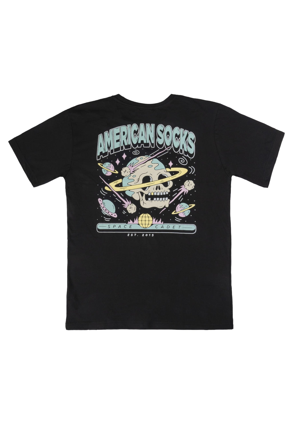 CAMISETA AMERICAN SOCKS NEGRA SPACE CADET TEE