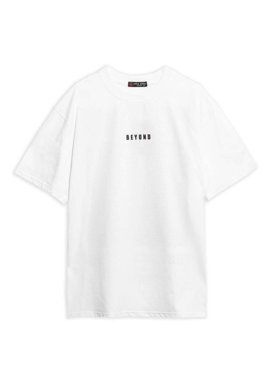 CAMISETA AREA ZERO BLANCA BEYOND RINGS OVERSIZED TEE