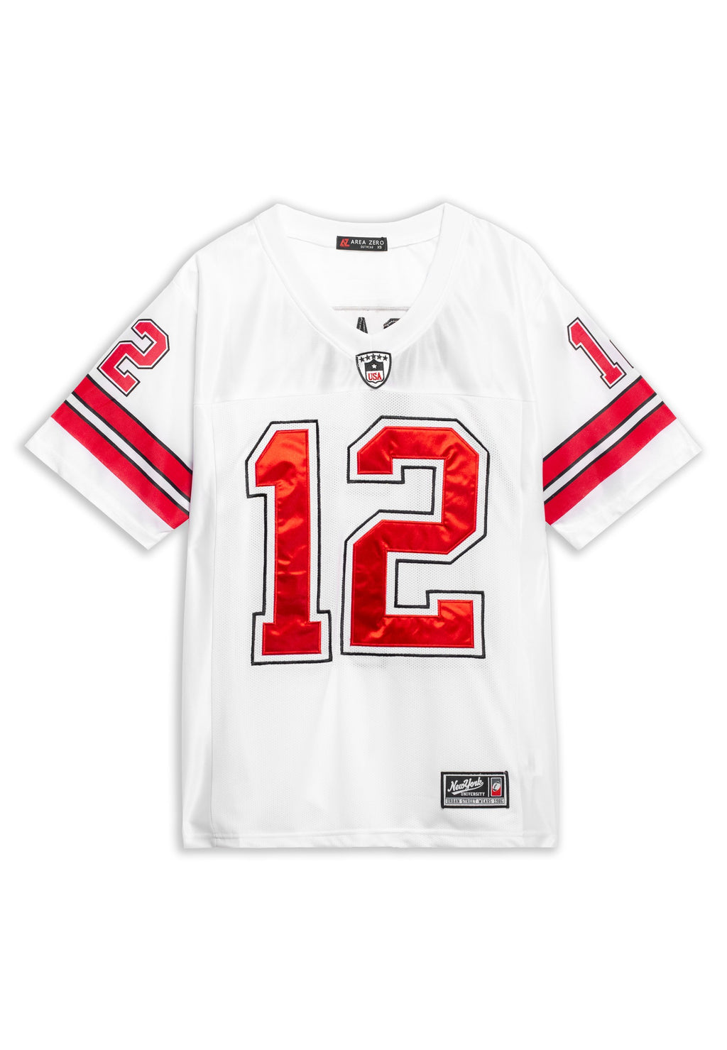CAMISETA AREA ZERO BLANCA BRADY 12 NFL JERSEY