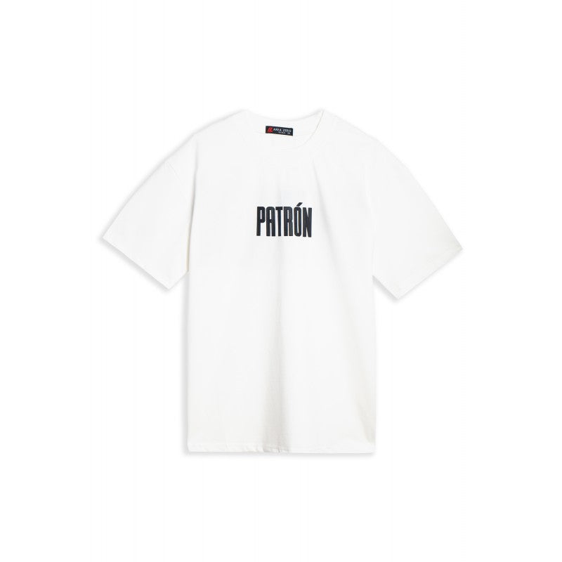 CAMISETA AREA ZERO BLANCA EL PATRON OVERSIZED TEE