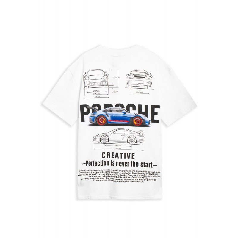 CAMISETA AREA ZERO BLANCA GT3 CEATIVER OVERSIZED TEE