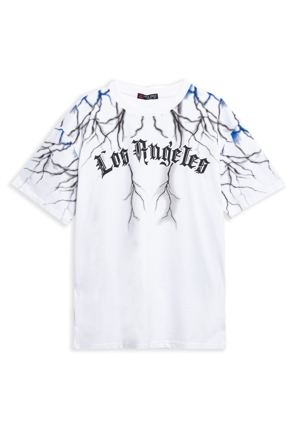 CAMISETA AREA ZERO BLANCA LOS ANGELES THUNDER BACK WINGS TEE