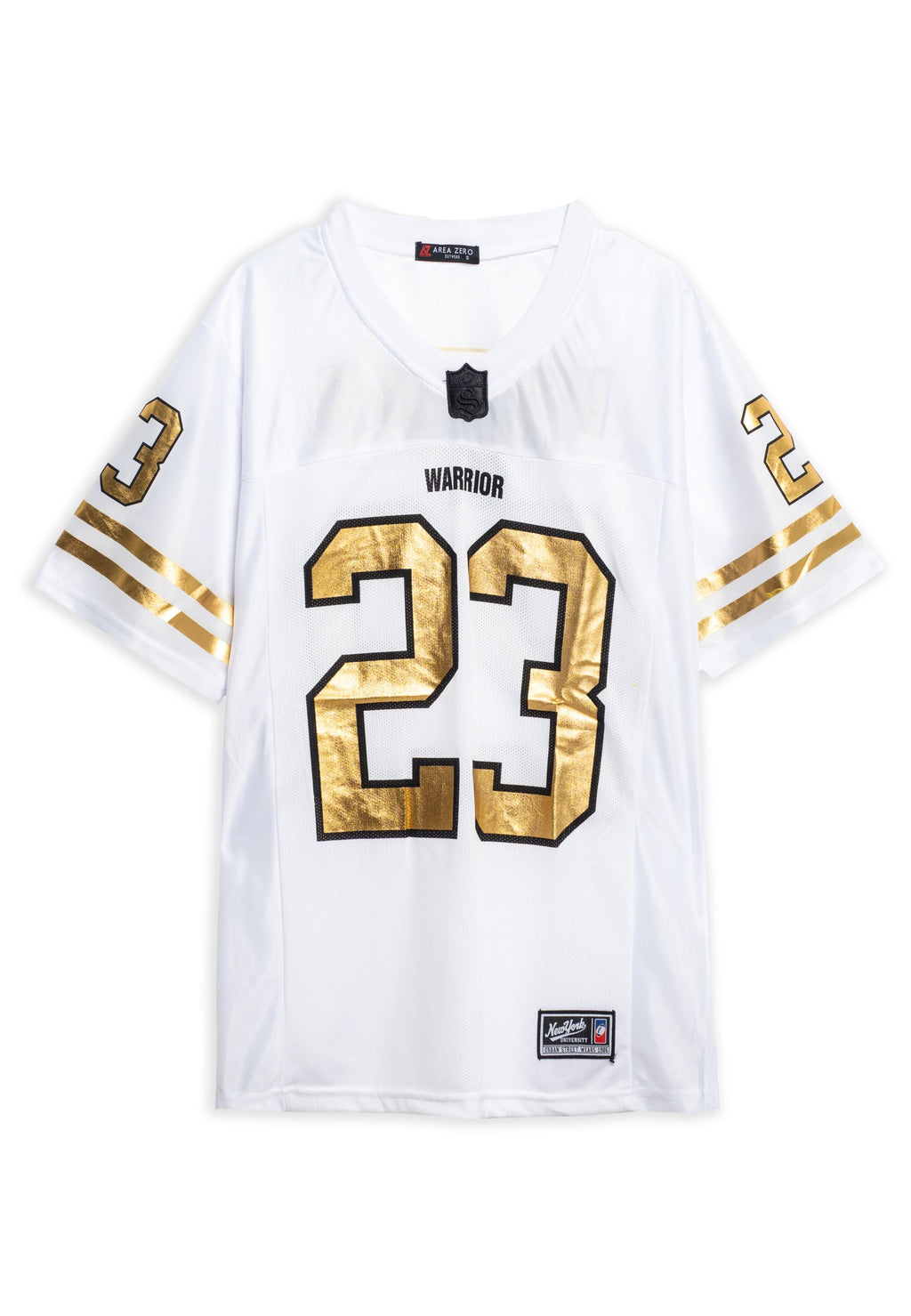 CAMISETA AREA ZERO BLANCA WARRIOR 23 GOLD TEE