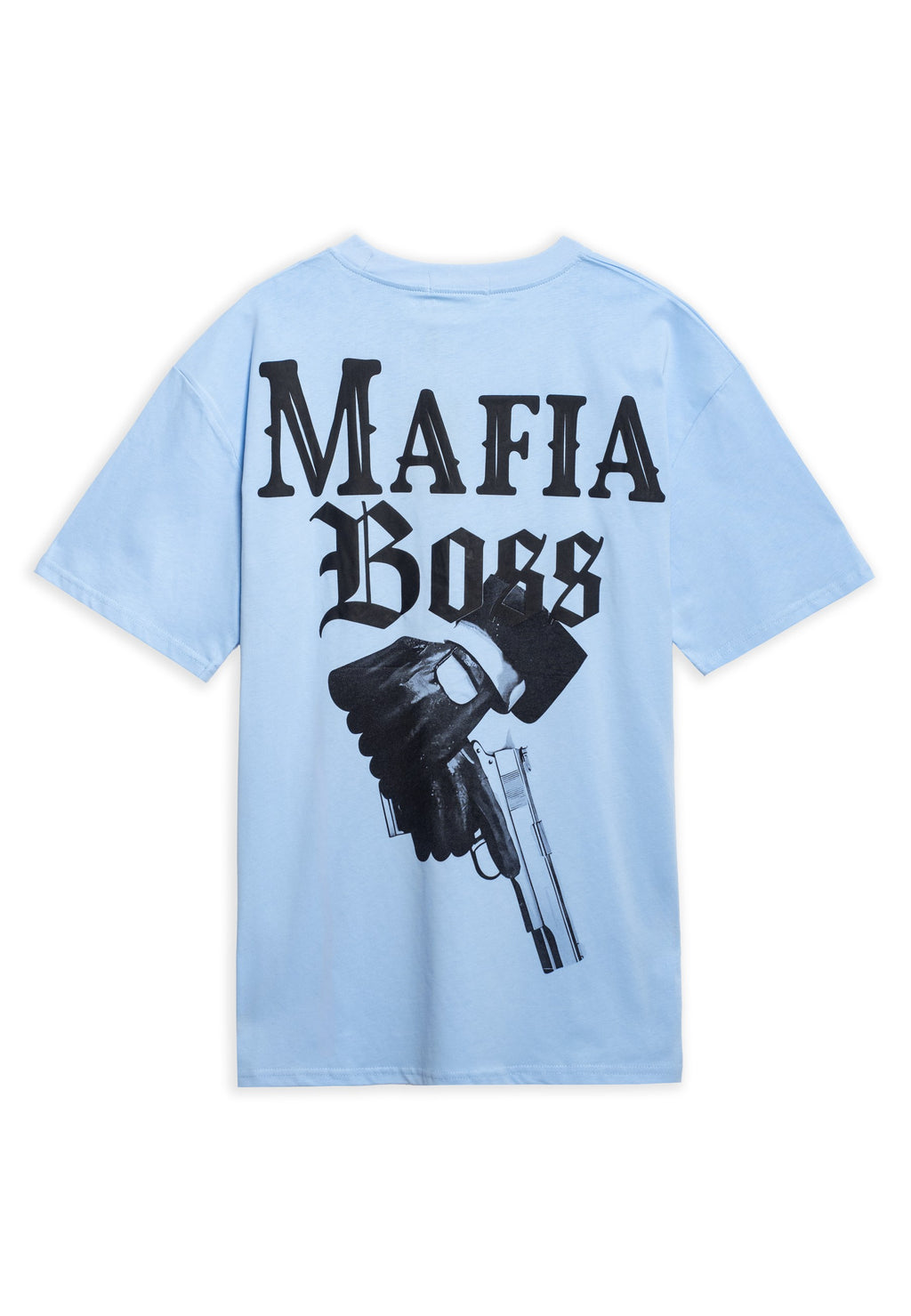 CAMISETA AREA ZERO CELESTE MAFIA BOSS OVERSIZED TEE