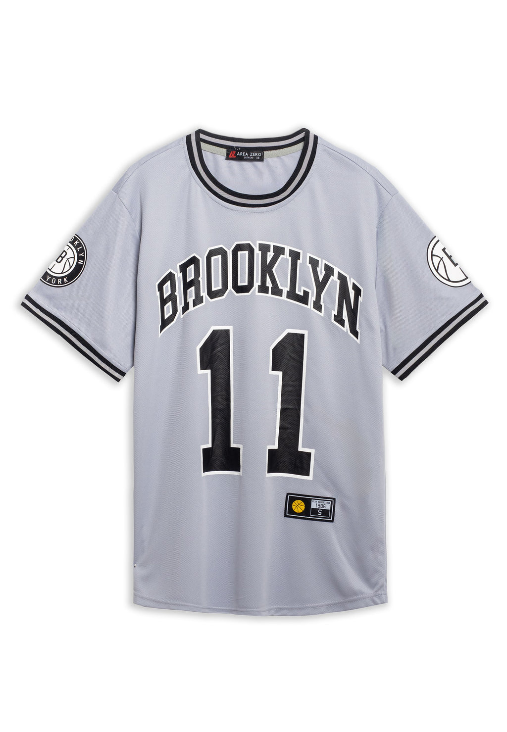 CAMISETA AREA ZERO GRIS BROOKLIN 11 SPORT TEE