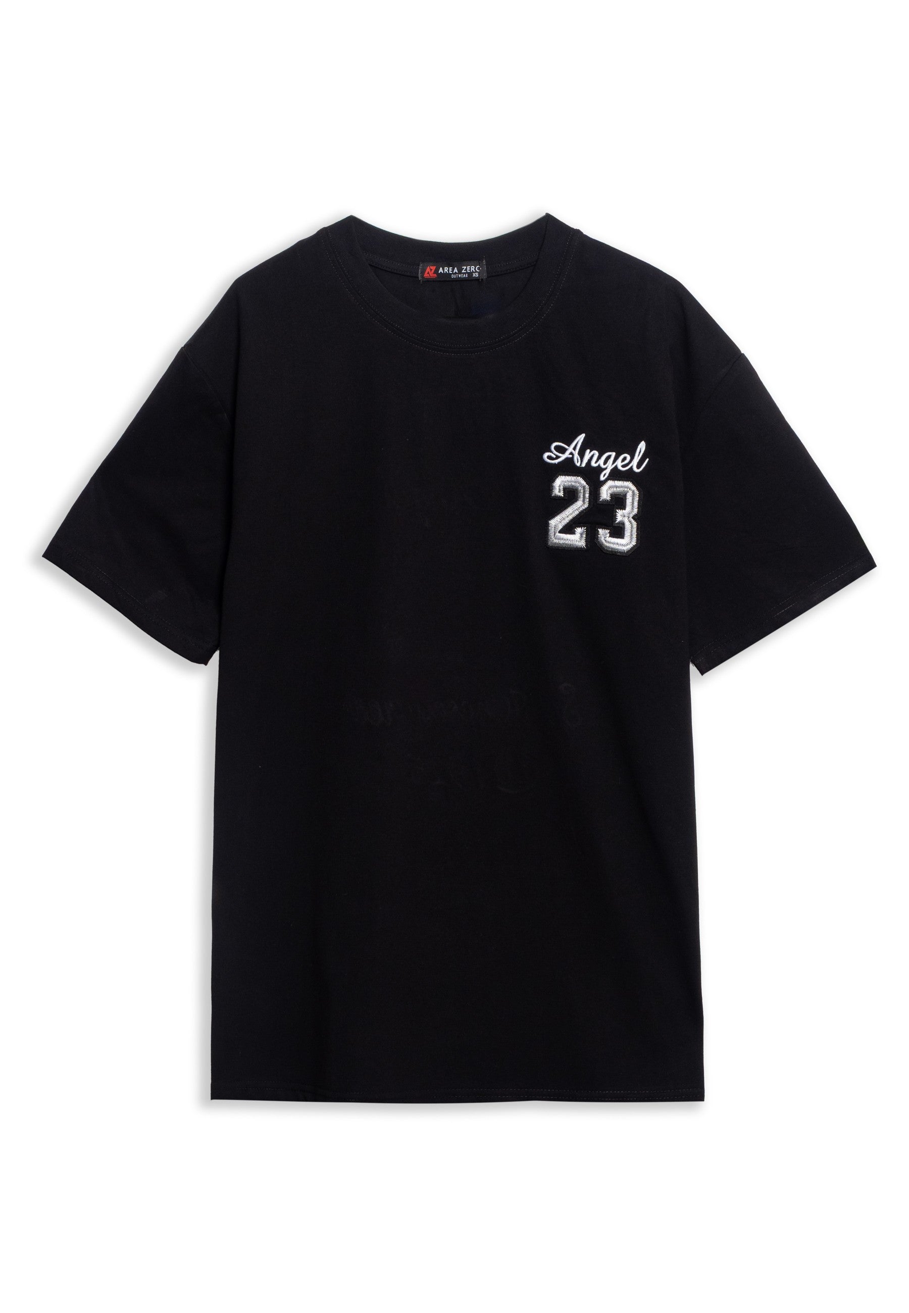 CAMISETA AREA ZERO NEGRA LOS ANGLES OVERSIZED TEE