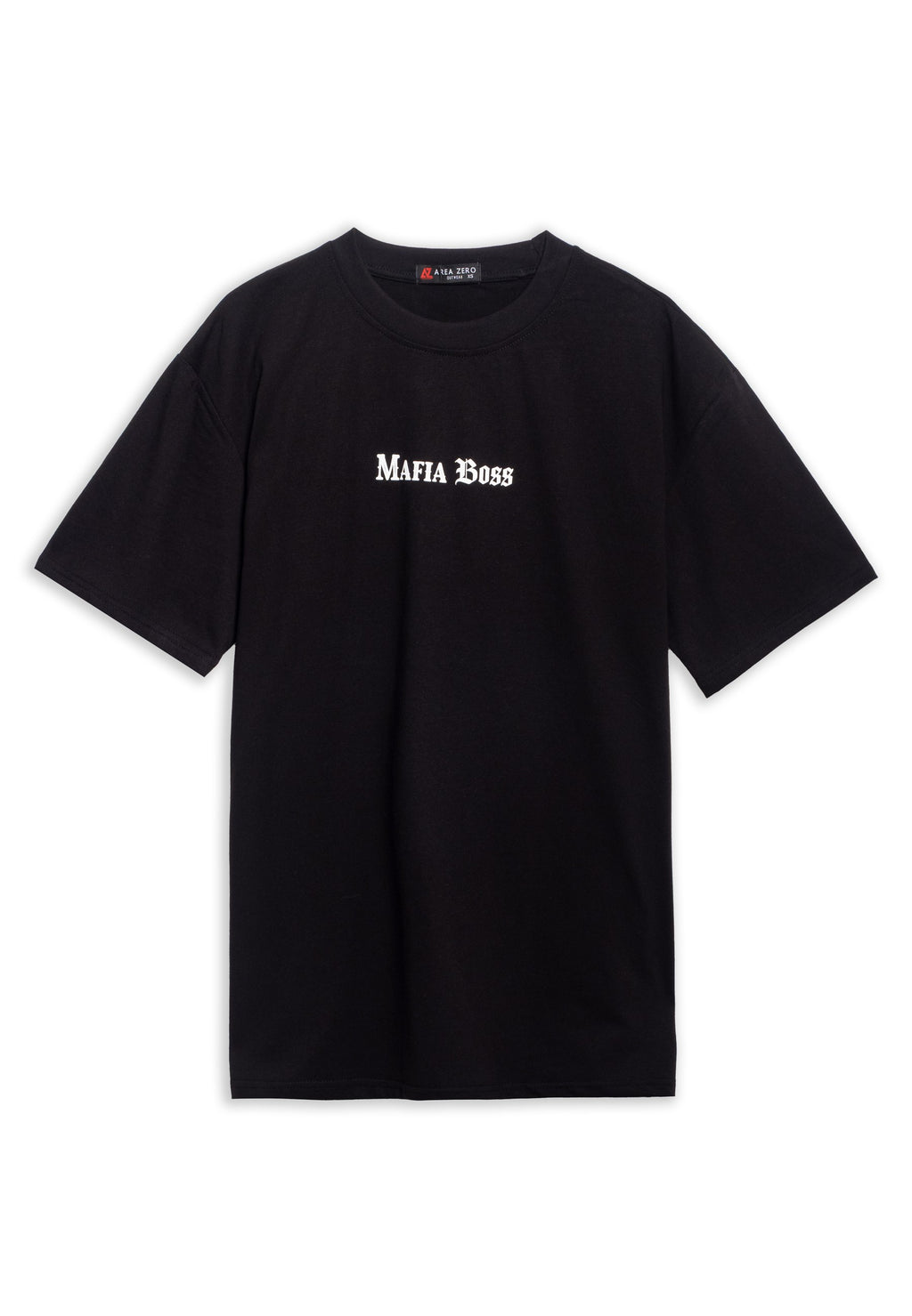 CAMISETA AREA ZERO NEGRA MAFIA BOSS OVERSIZED TEE