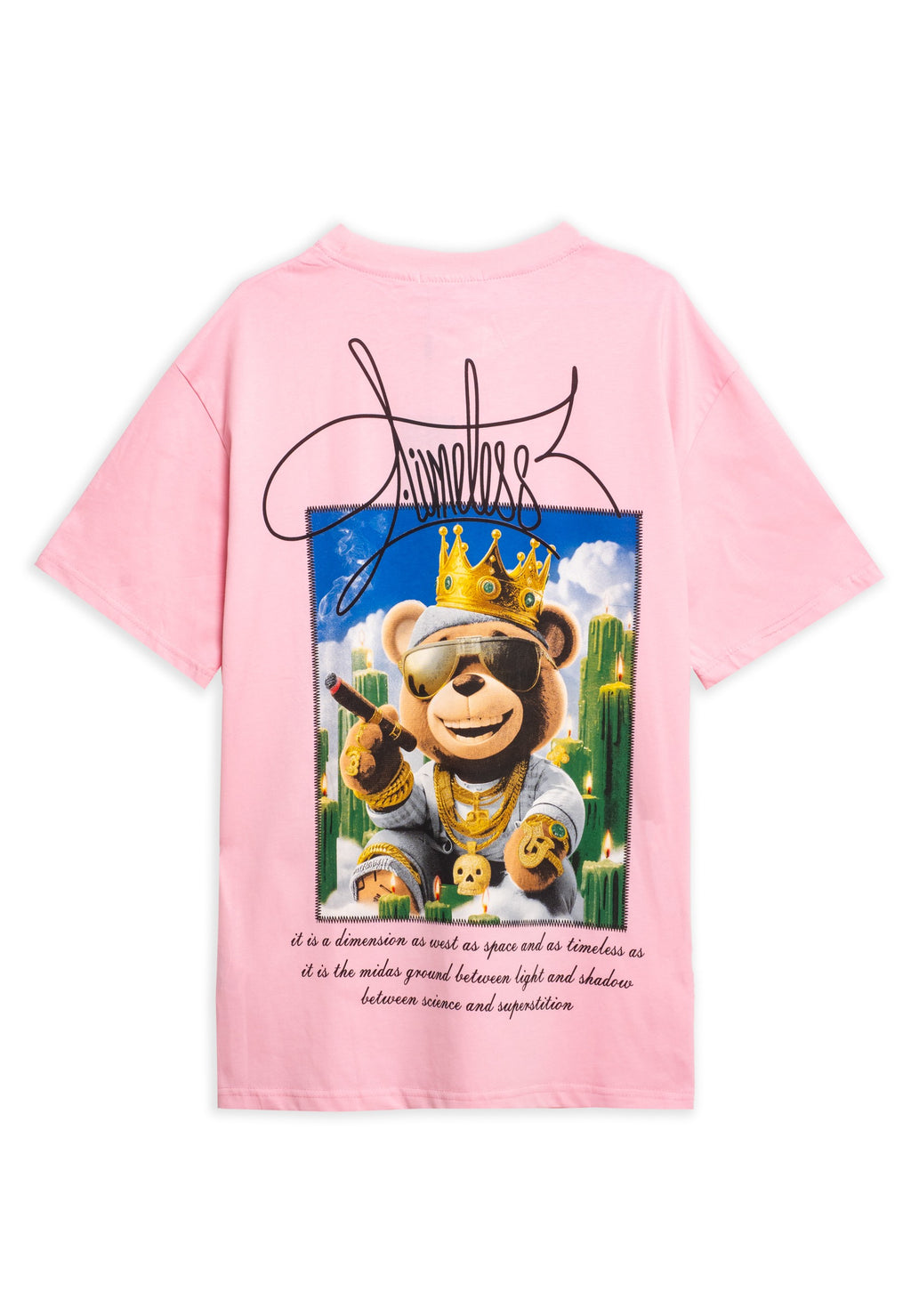 CAMISETA AREA ZERO ROSA TIMELESS BEAR OVERSIZED TEE