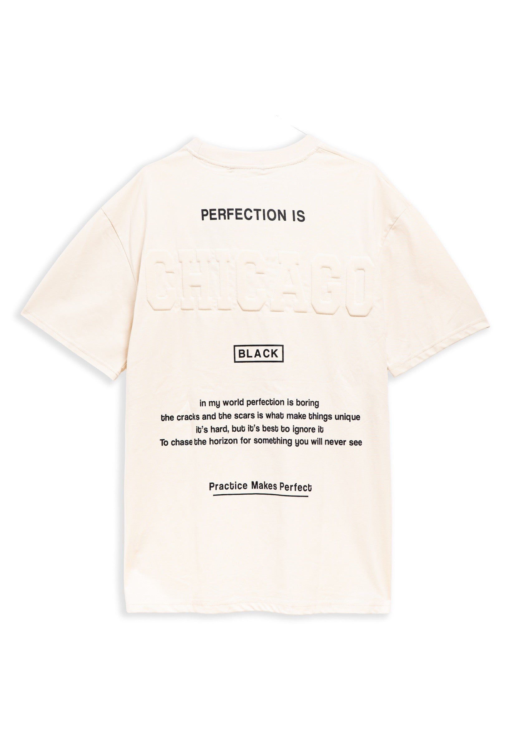 CAMISETA BEIGE CHICAGO PERFECTION OVERSIZED TEE