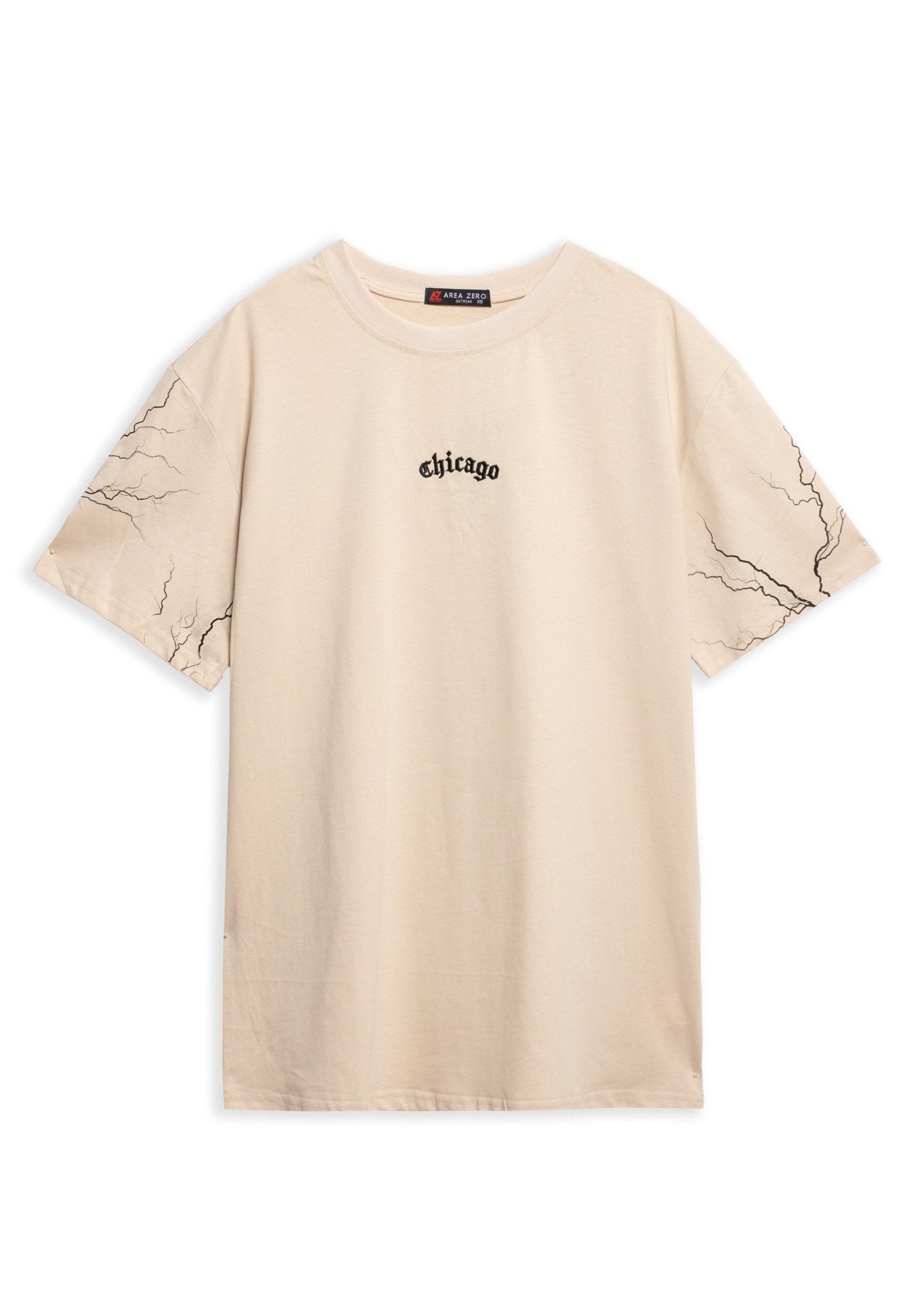 CAMISETA BEIGE CHICAGO THUNDER BALL OVERSIZED TEE - AREA ZERO
