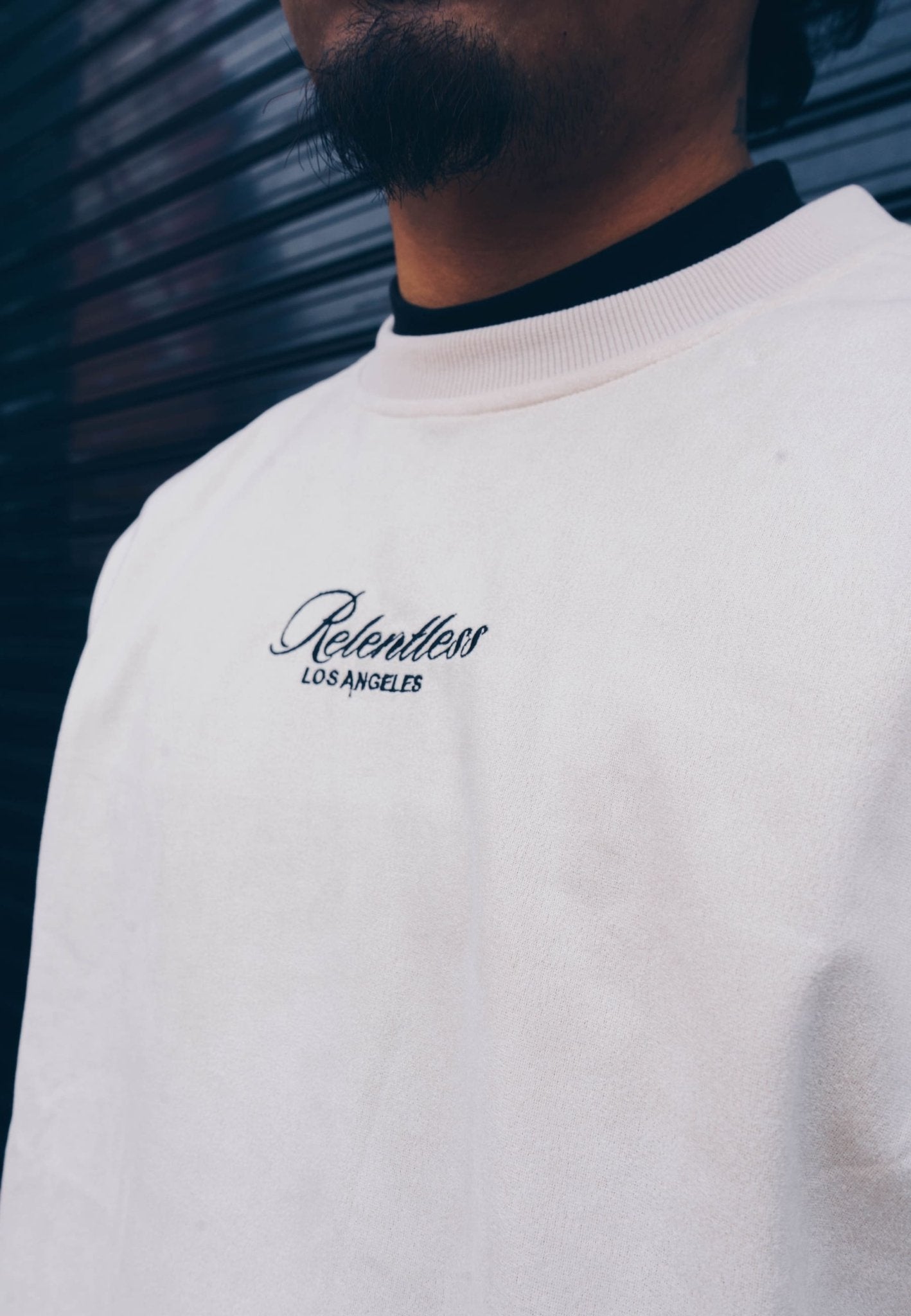 CAMISETA BEIGE RELENTLESS OVERSIZED TEE - AREA ZERO