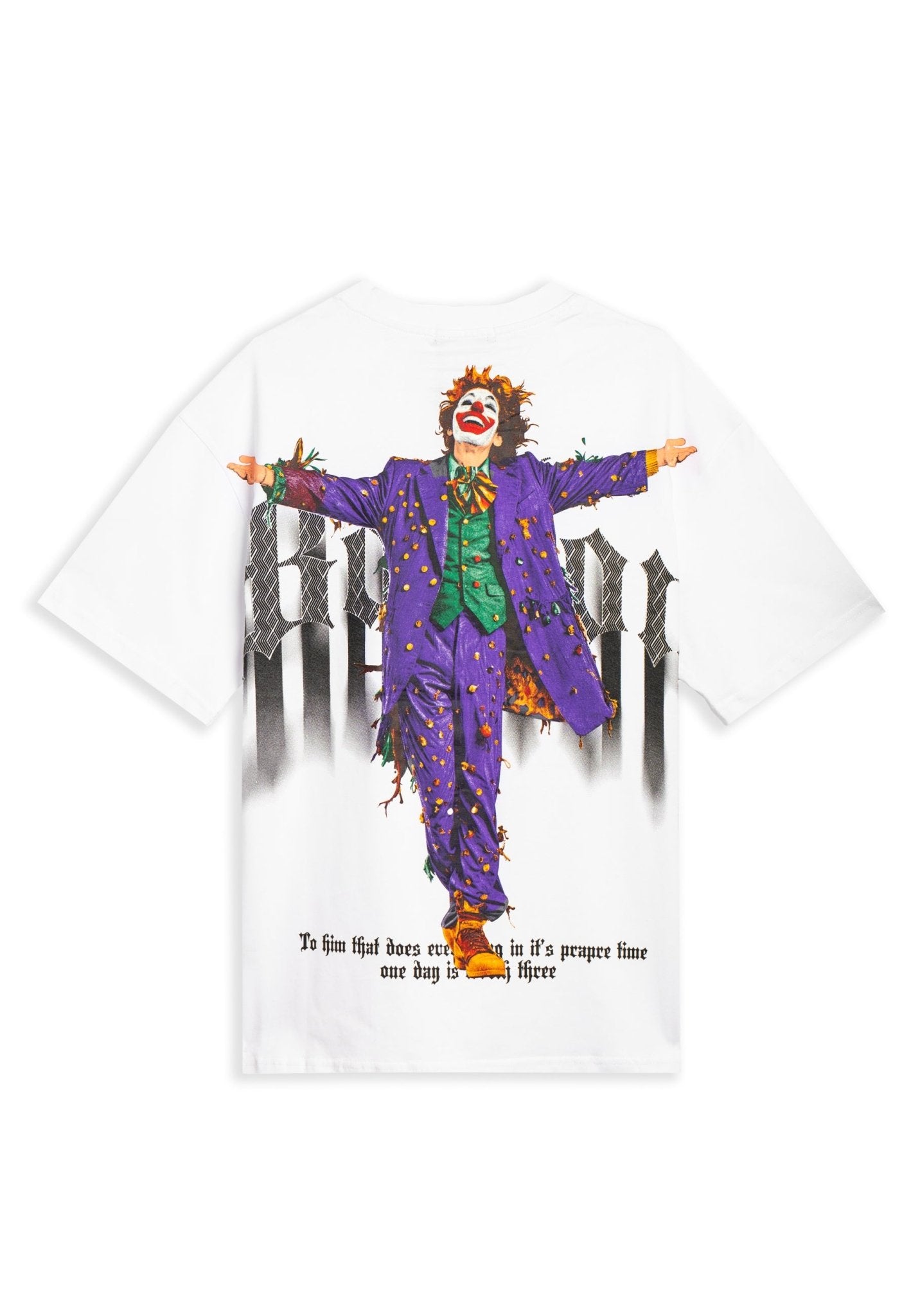 CAMISETA BLANCA BOSTON CLOWN TEE - AREA ZERO