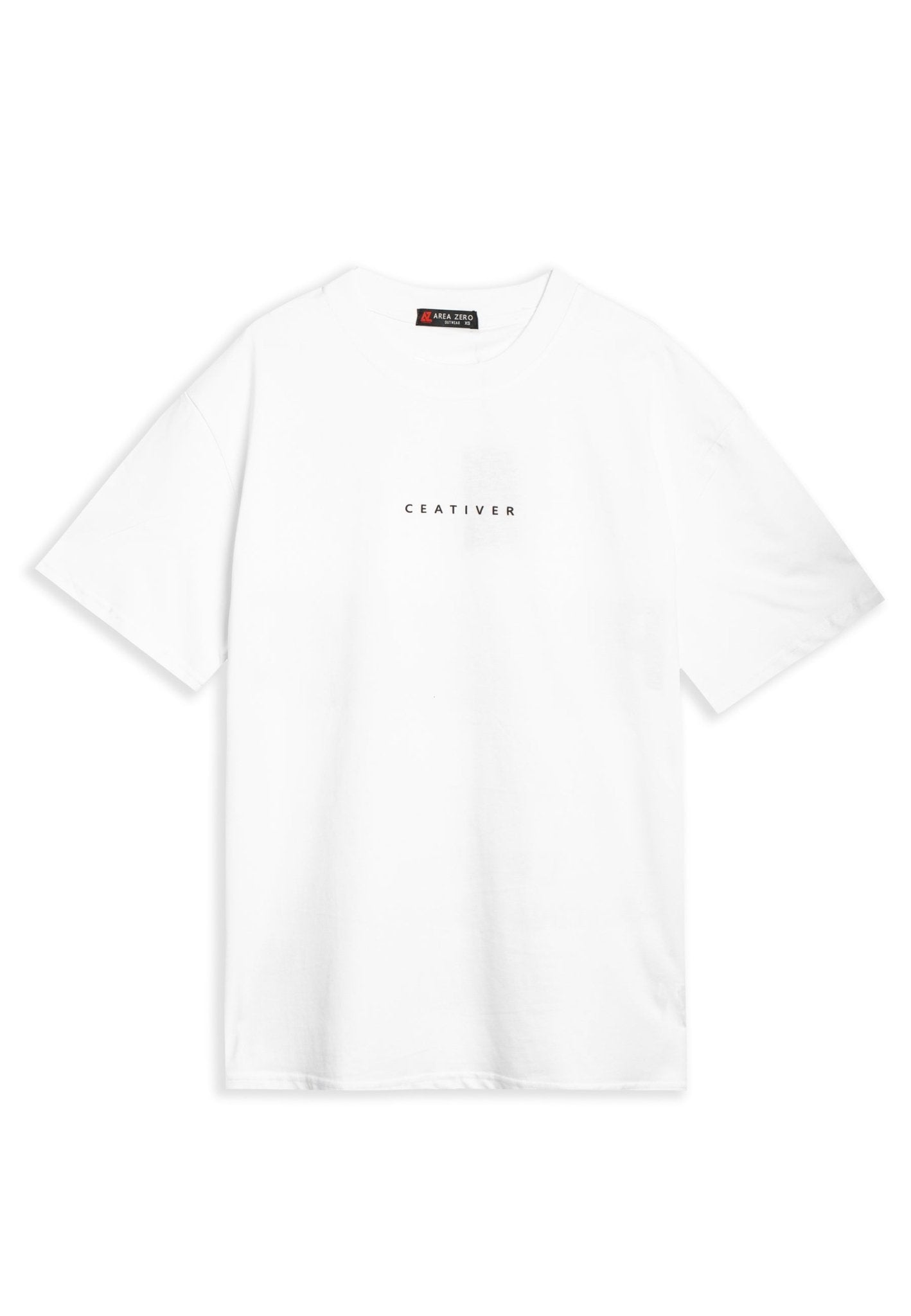 CAMISETA BLANCA GT3 CEATIVER OVERSIZED TEE - AREA ZERO