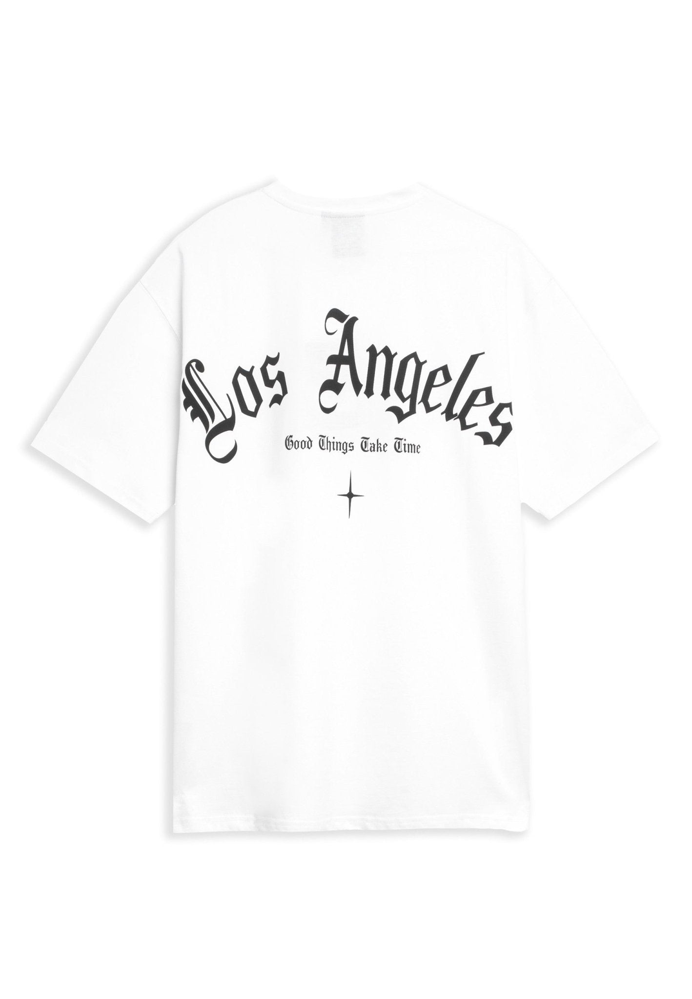CAMISETA BLANCA LOS ANGELES OVERSIZED TEE - AREA ZERO